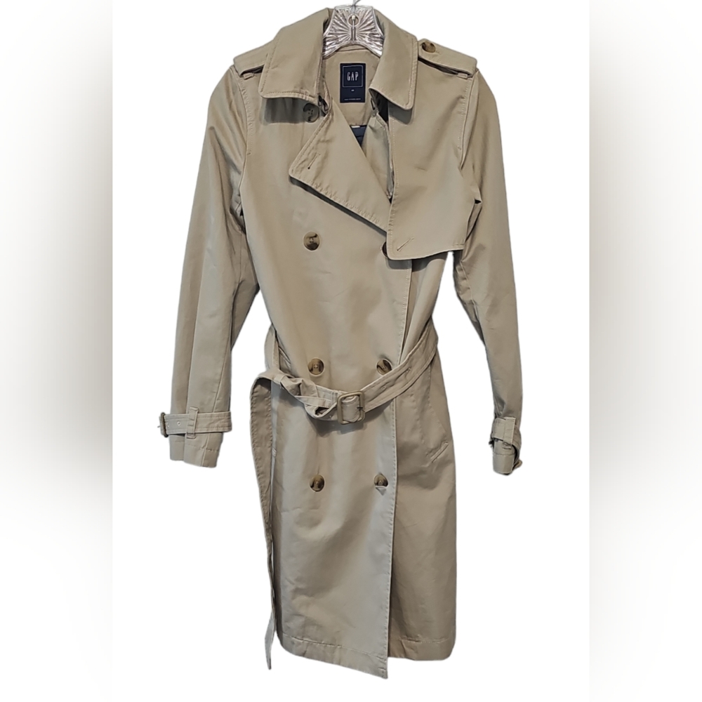 GAP Woman's XS Khaki Trench Coat